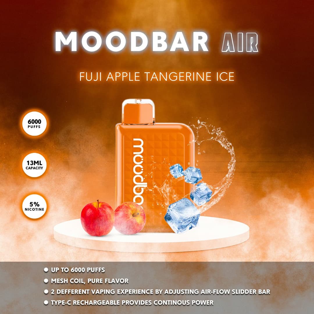 MOODBAR AIR FUJI APPLE TANGERINE