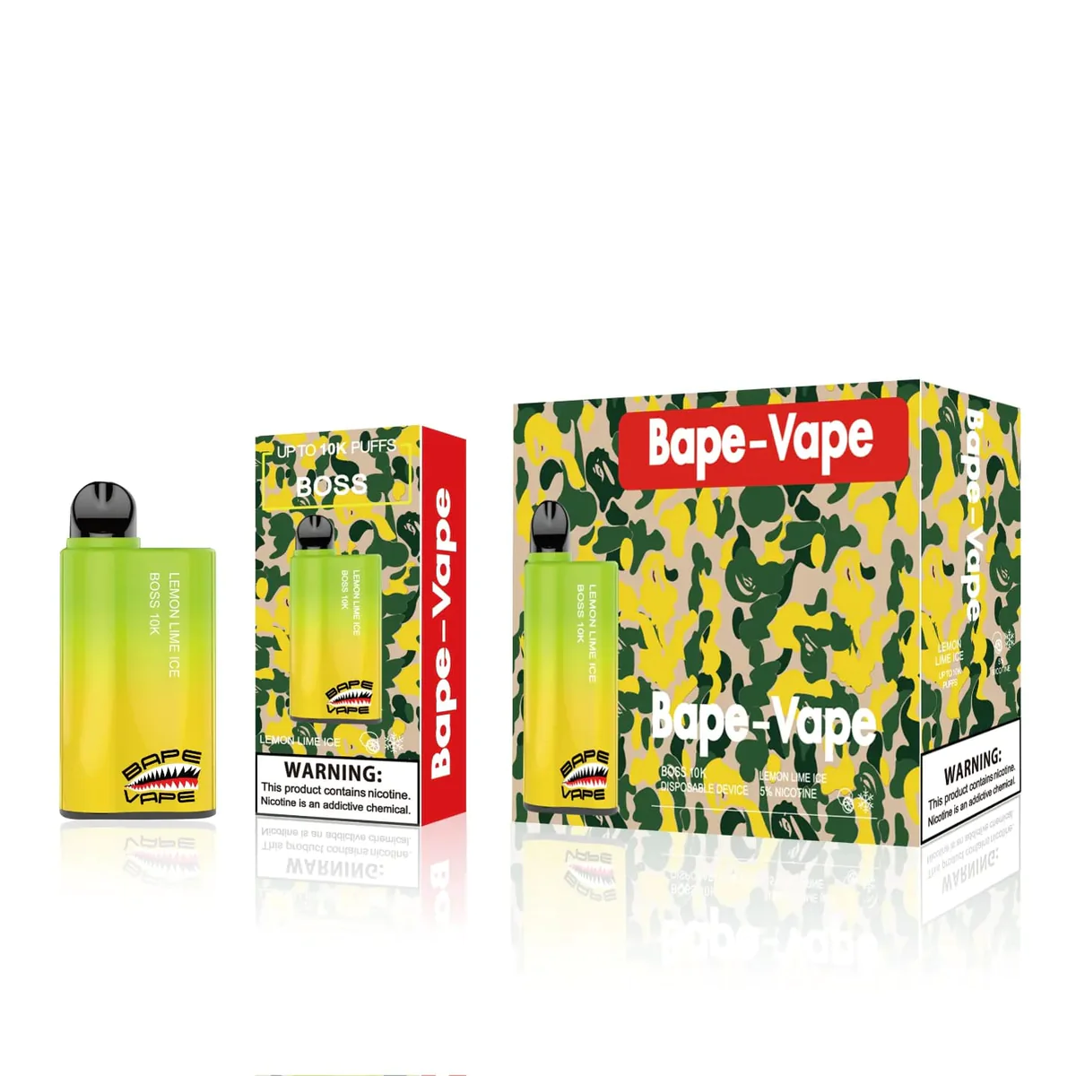 bape vape BAPE VAPE LEMON LIME ICE 10K
