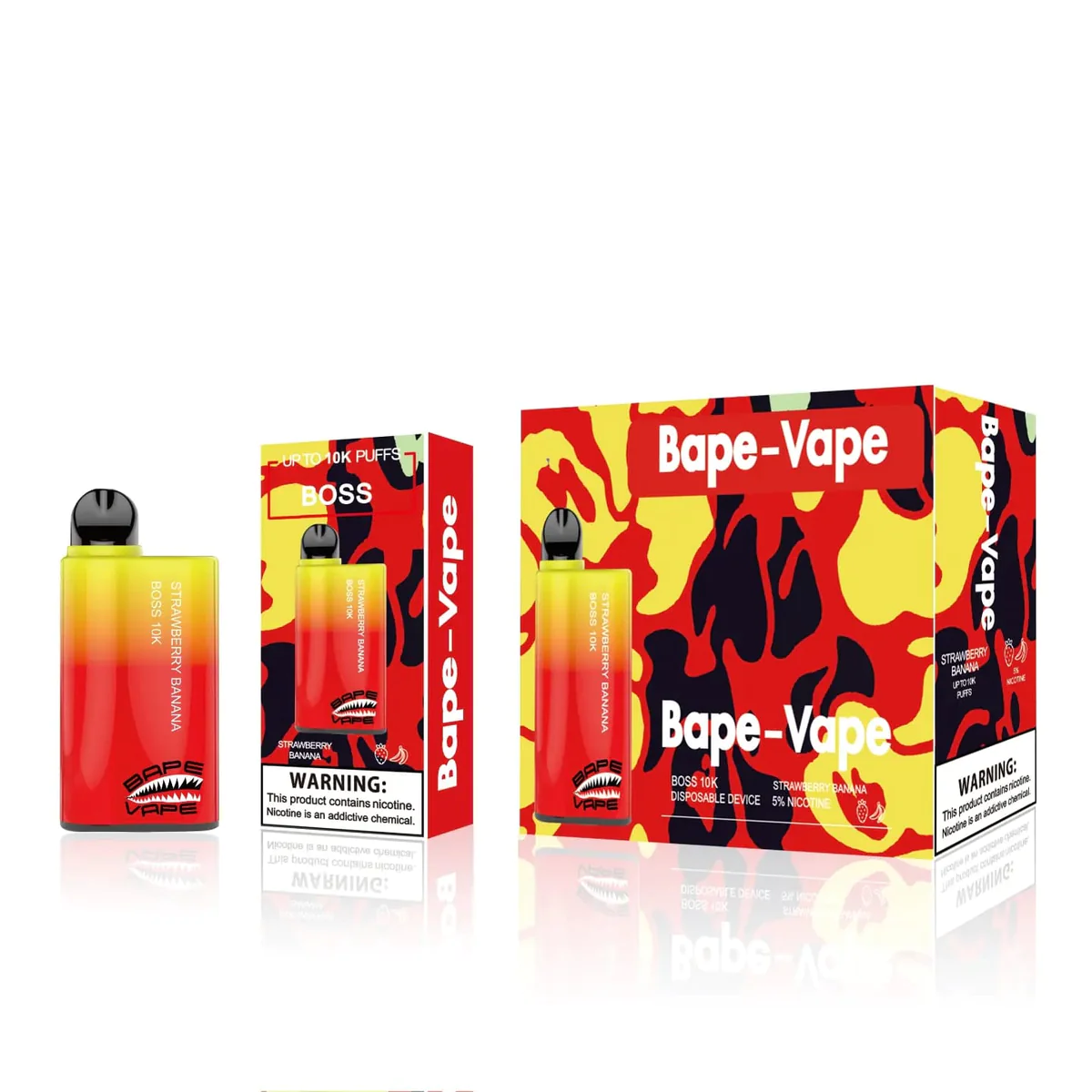 bape vape BAPE VAPE STRAWBERRY BANANA 10K
